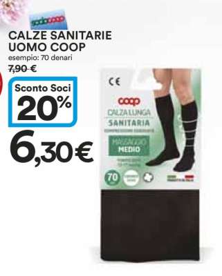 CALZE SANITARIE UOMO COOP