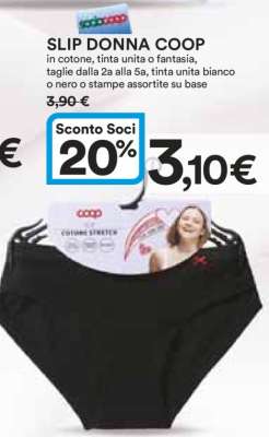 SLIP DONNA COOP