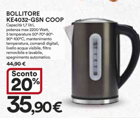 BOLLITORE KE4032-GSN COOP