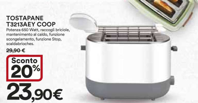 TOSTAPANE T3213AEY COOP