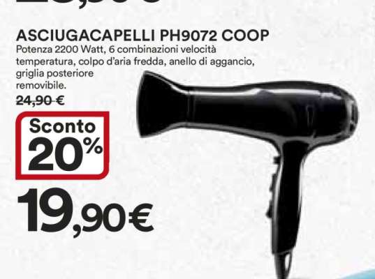 ASCIUGACAPELLI PH9072 COOP