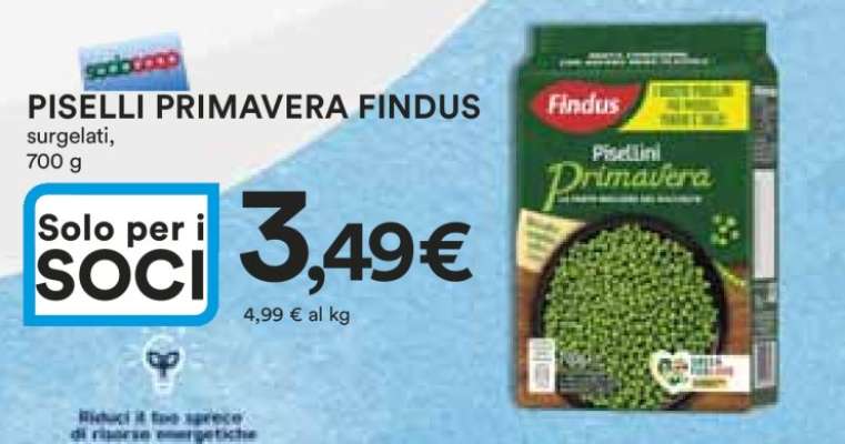 Piselli Primavera Findus