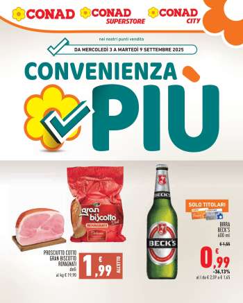 Volantino Conad - 3/9/2025 - 9/9/2025.