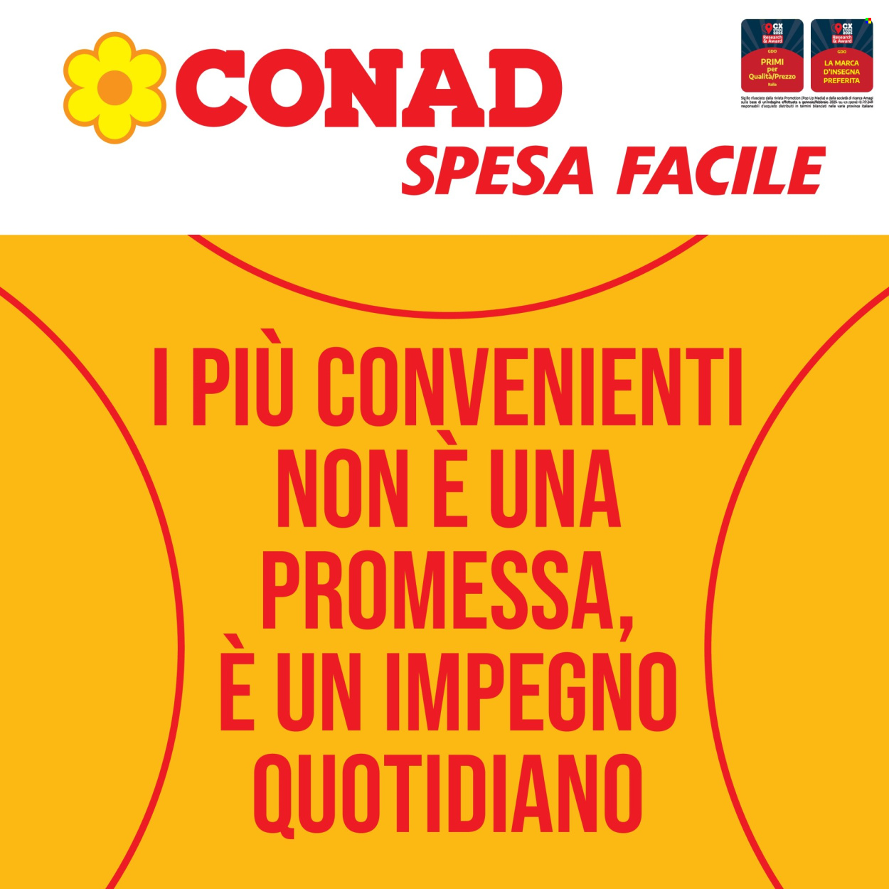Volantino Spesa Facile Conad - 1/9/2025 - 30/9/2025. Pagina 1
