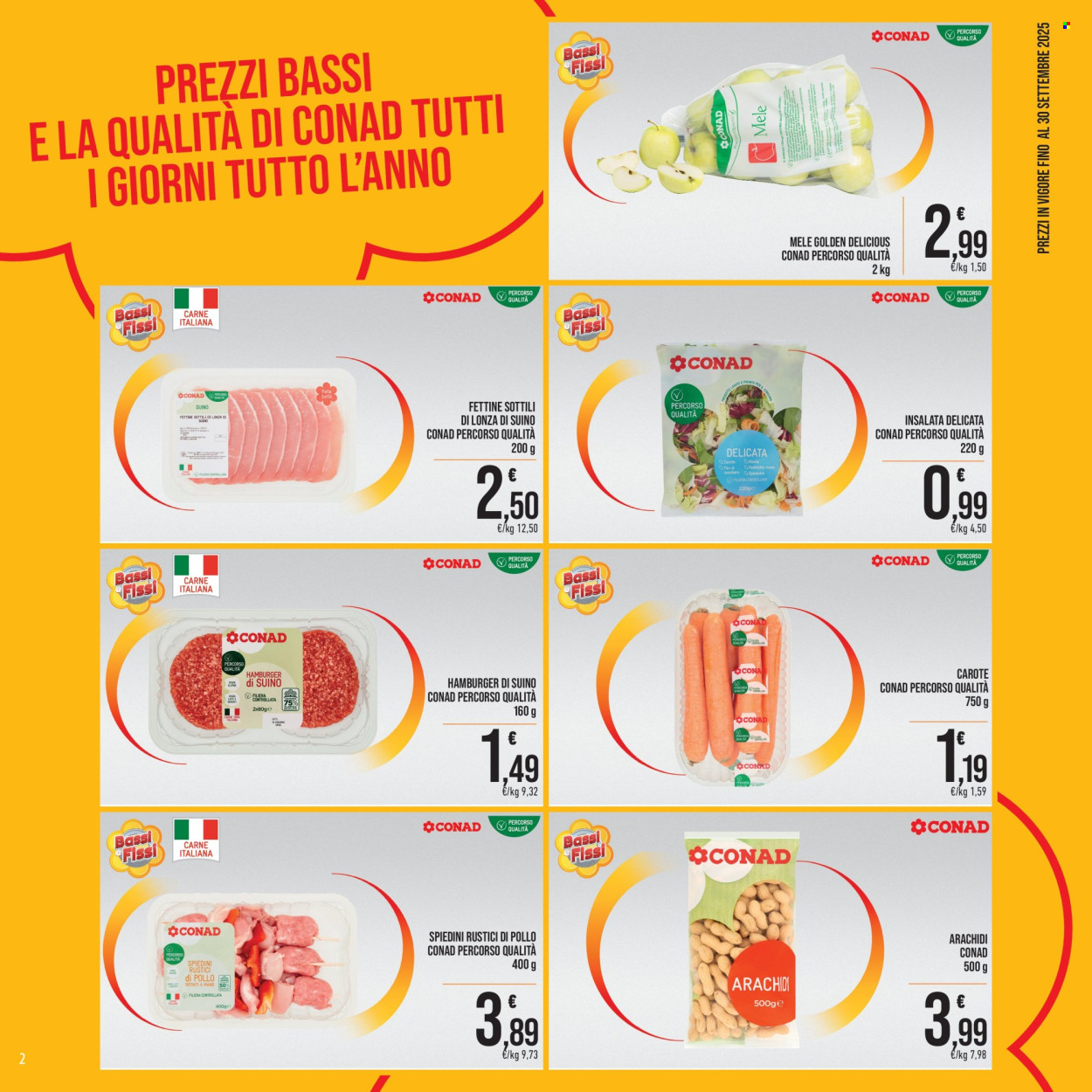 Volantino Spesa Facile Conad - 1/9/2025 - 30/9/2025. Pagina 2