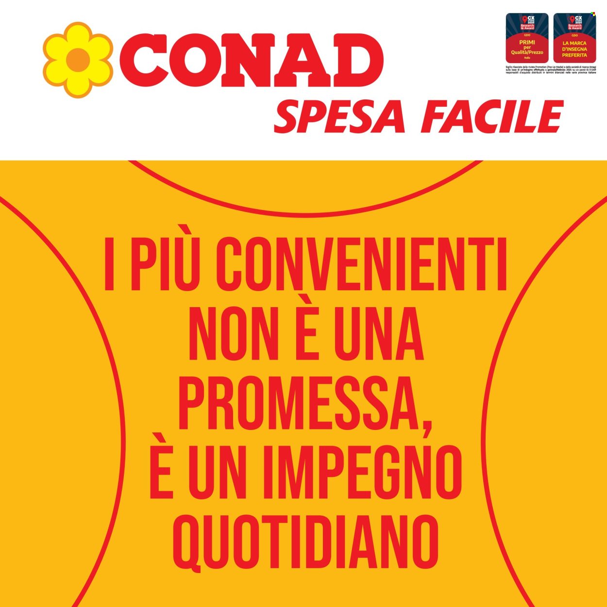 Volantino Spesa Facile Conad - 1/9/2025 - 30/9/2025. Pagina 1