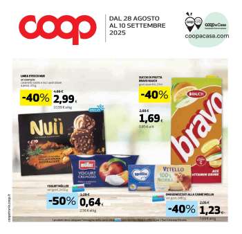 Volantino Coop - 28/8/2025 - 10/9/2025.