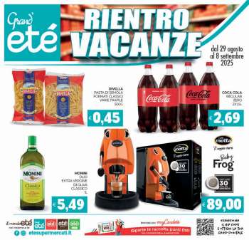 Volantino Eté - 29/8/2025 - 8/9/2025.