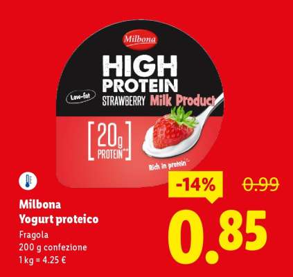Milbona Yogurt proteico
