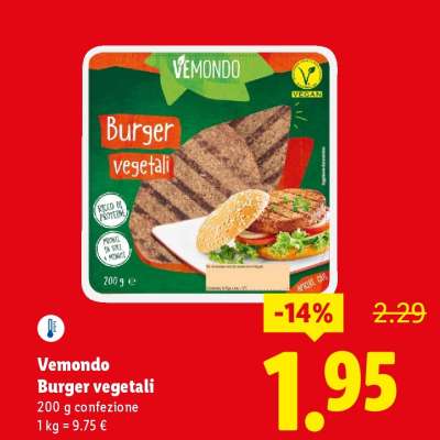Vemondo Burger vegetali