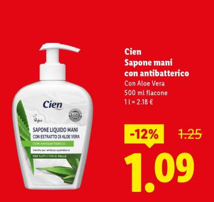 Cien Sapone mani con antibatterico