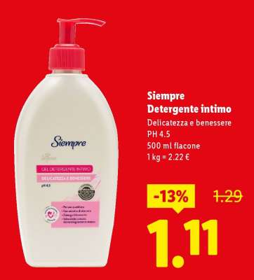Siempre Detergente intimo
