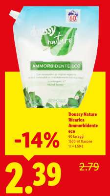 Doussy Nature Ricarica Ammorbidente eco