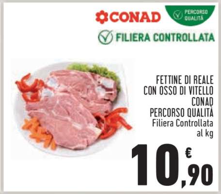FETTINE DI REALE CON OSSO DI VITELLO