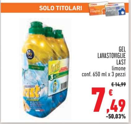 GEL LAVASTOVIGLIE LAST