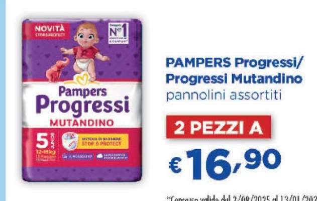 PAMPERS Progressi Progressi Mutandino