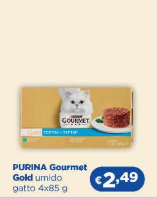 PURINA Gourmet Gold umido gatto 4x85 g