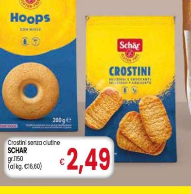 Crostini senza glutine