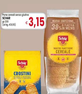 Pane cereali senza glutine