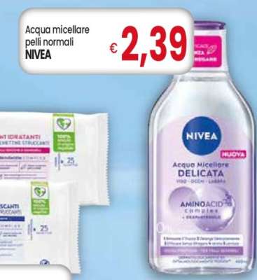 Acqua micellare pelli normali NIVEA