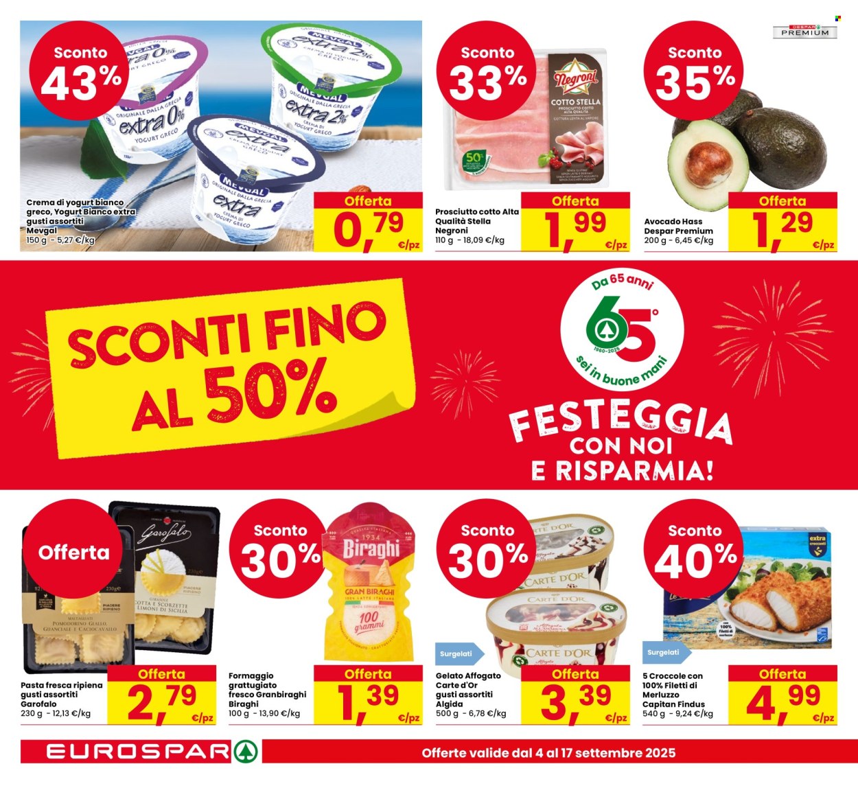 Volantino Eurospar - 4/9/2025 - 17/9/2025. Pagina 2