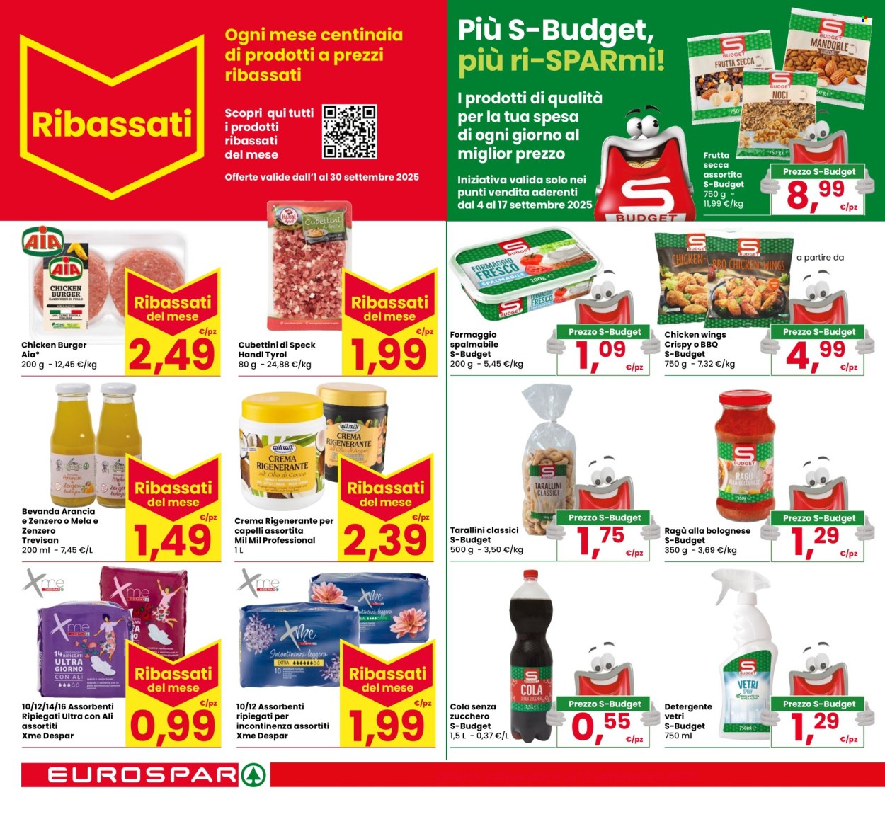 Volantino Eurospar - 4/9/2025 - 17/9/2025. Pagina 4