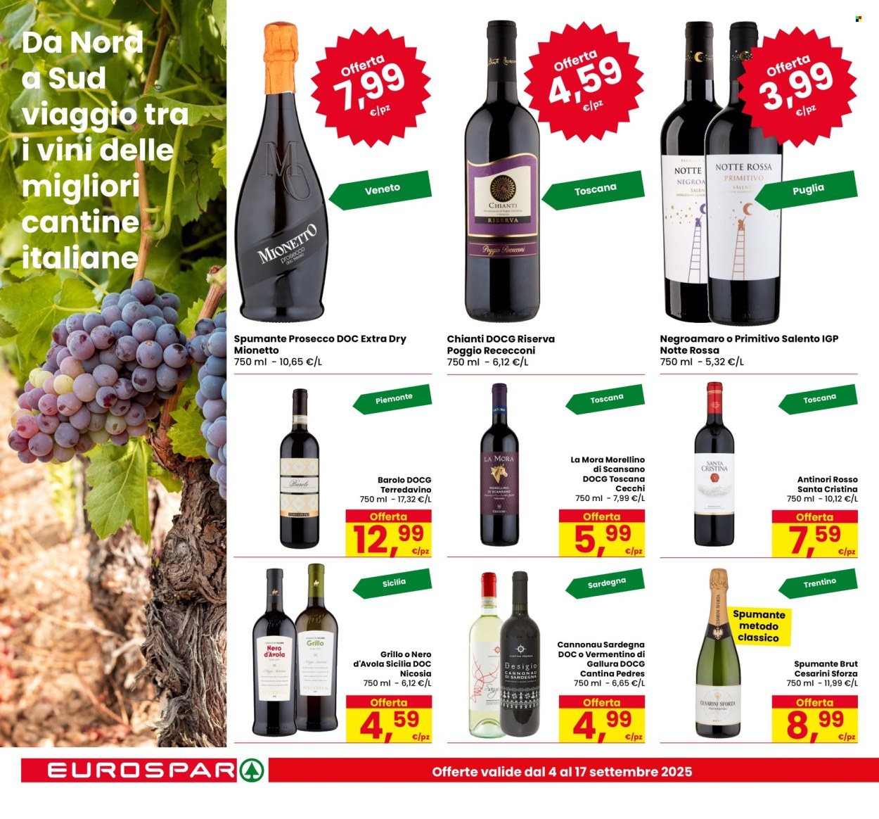 Volantino Eurospar - 4/9/2025 - 17/9/2025. Pagina 16