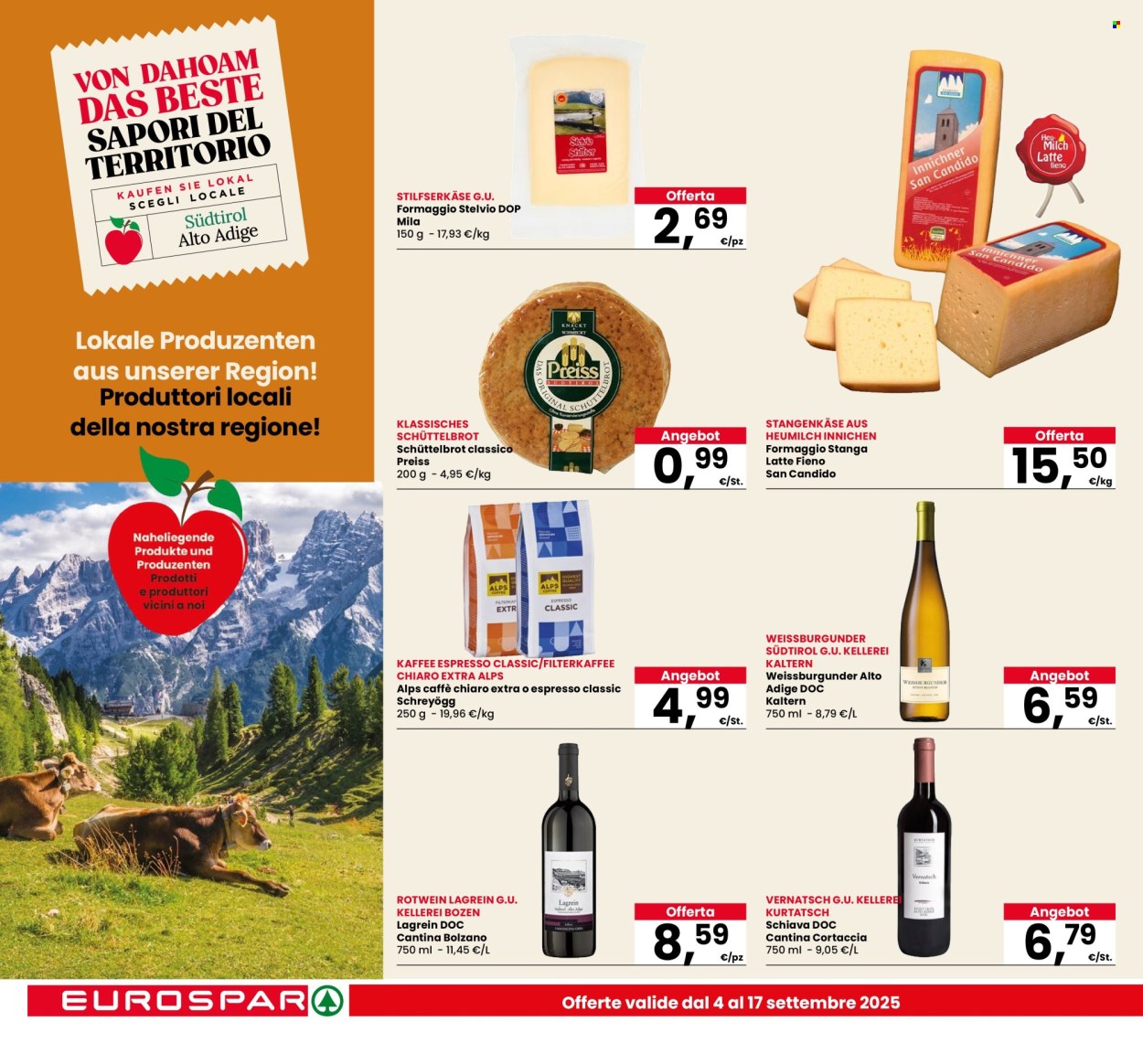 Volantino Eurospar - 4/9/2025 - 17/9/2025. Pagina 12