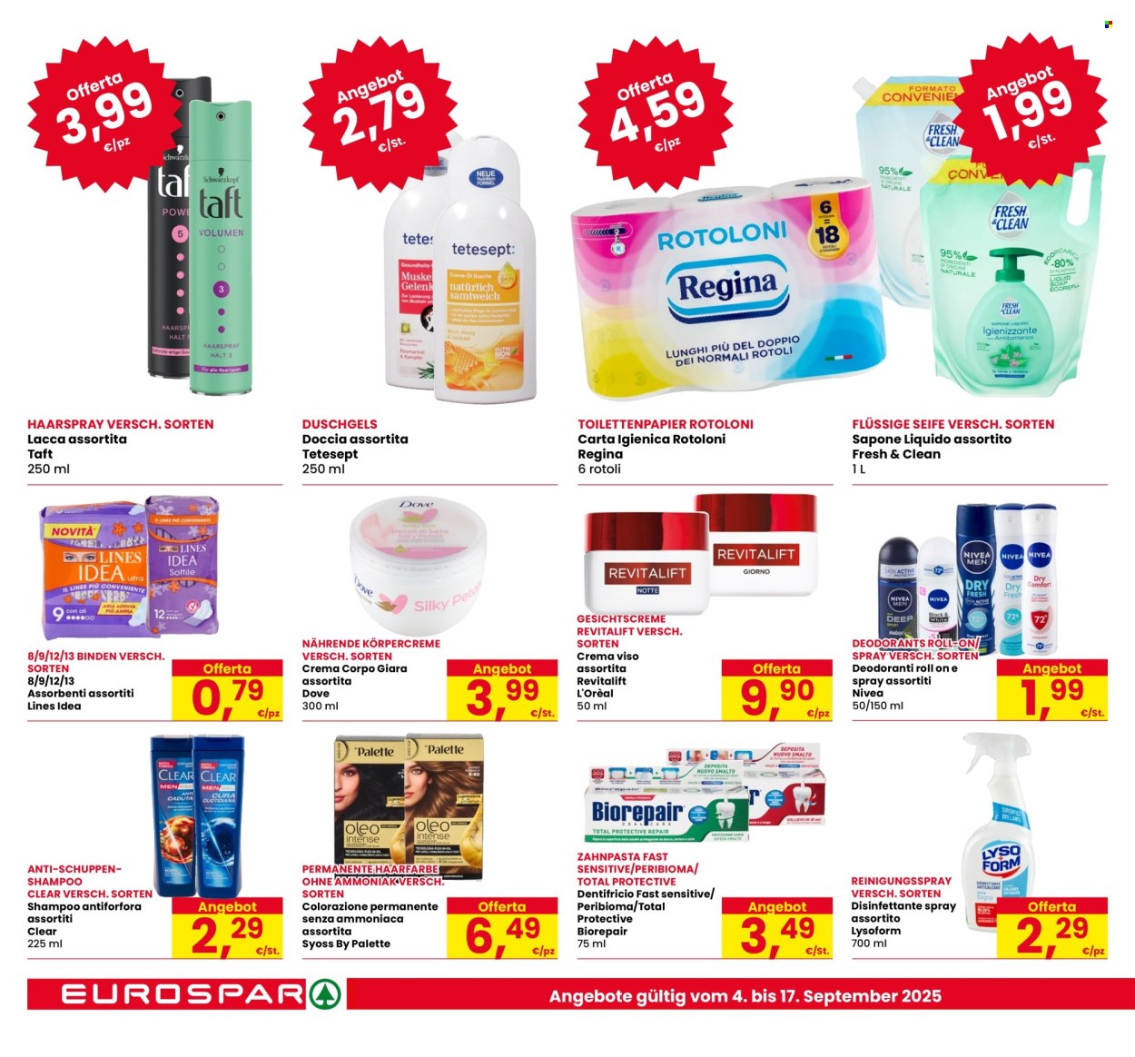 Volantino Eurospar - 4/9/2025 - 17/9/2025. Pagina 22