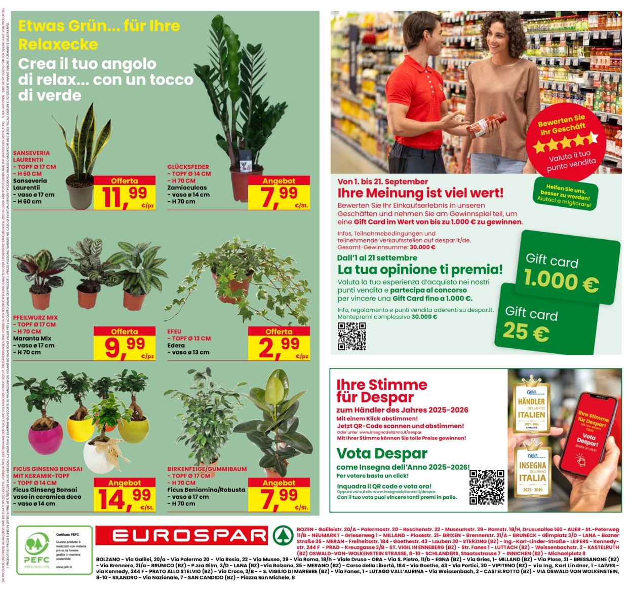 Volantino Eurospar - 4/9/2025 - 17/9/2025. Pagina 24