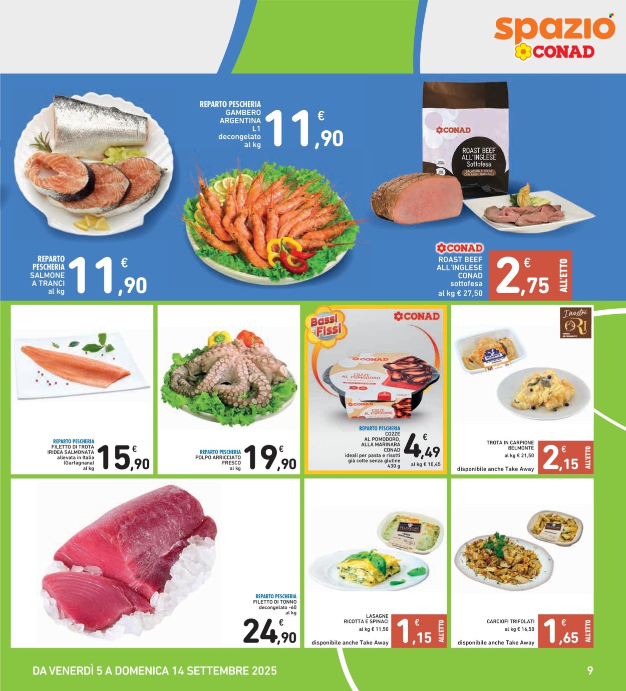 Volantino Spazio Conad - 5/9/2025 - 14/9/2025. Pagina 9