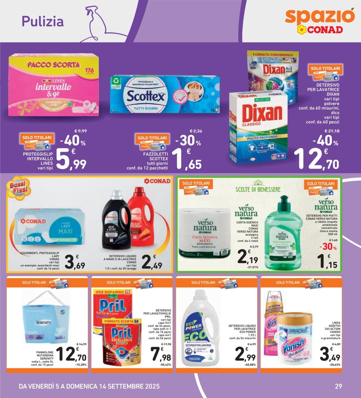 Volantino Spazio Conad - 5/9/2025 - 14/9/2025. Pagina 29