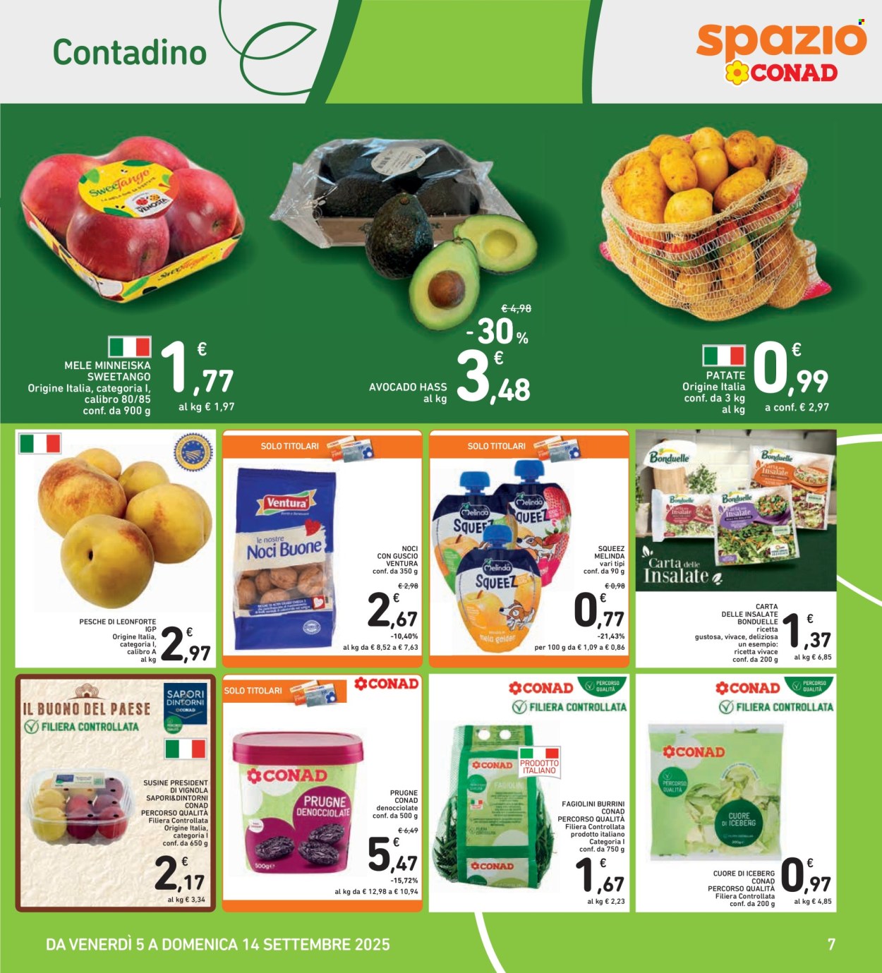 Volantino Spazio Conad - 5/9/2025 - 14/9/2025. Pagina 7
