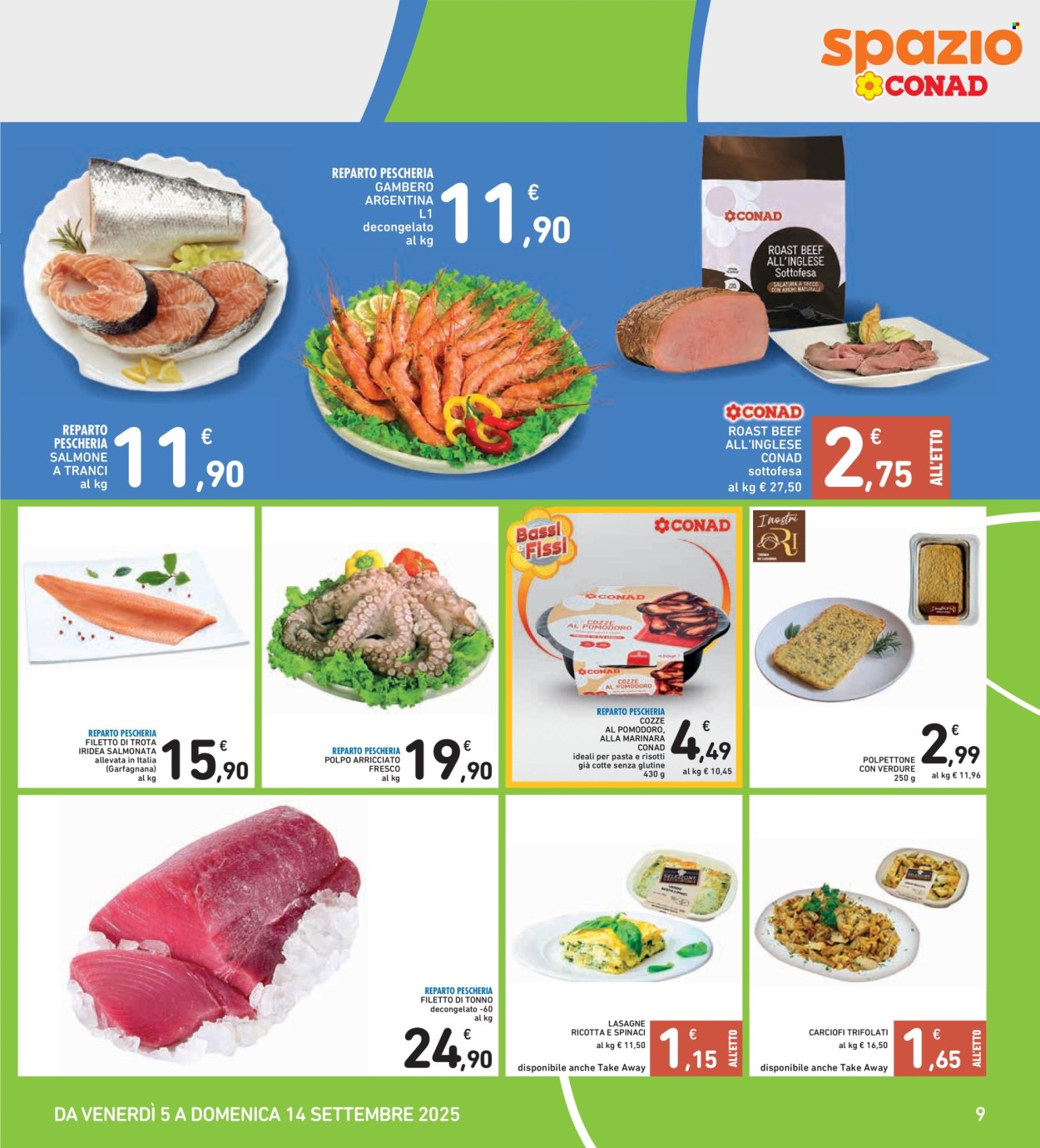 Volantino Spazio Conad - 5/9/2025 - 14/9/2025. Pagina 9