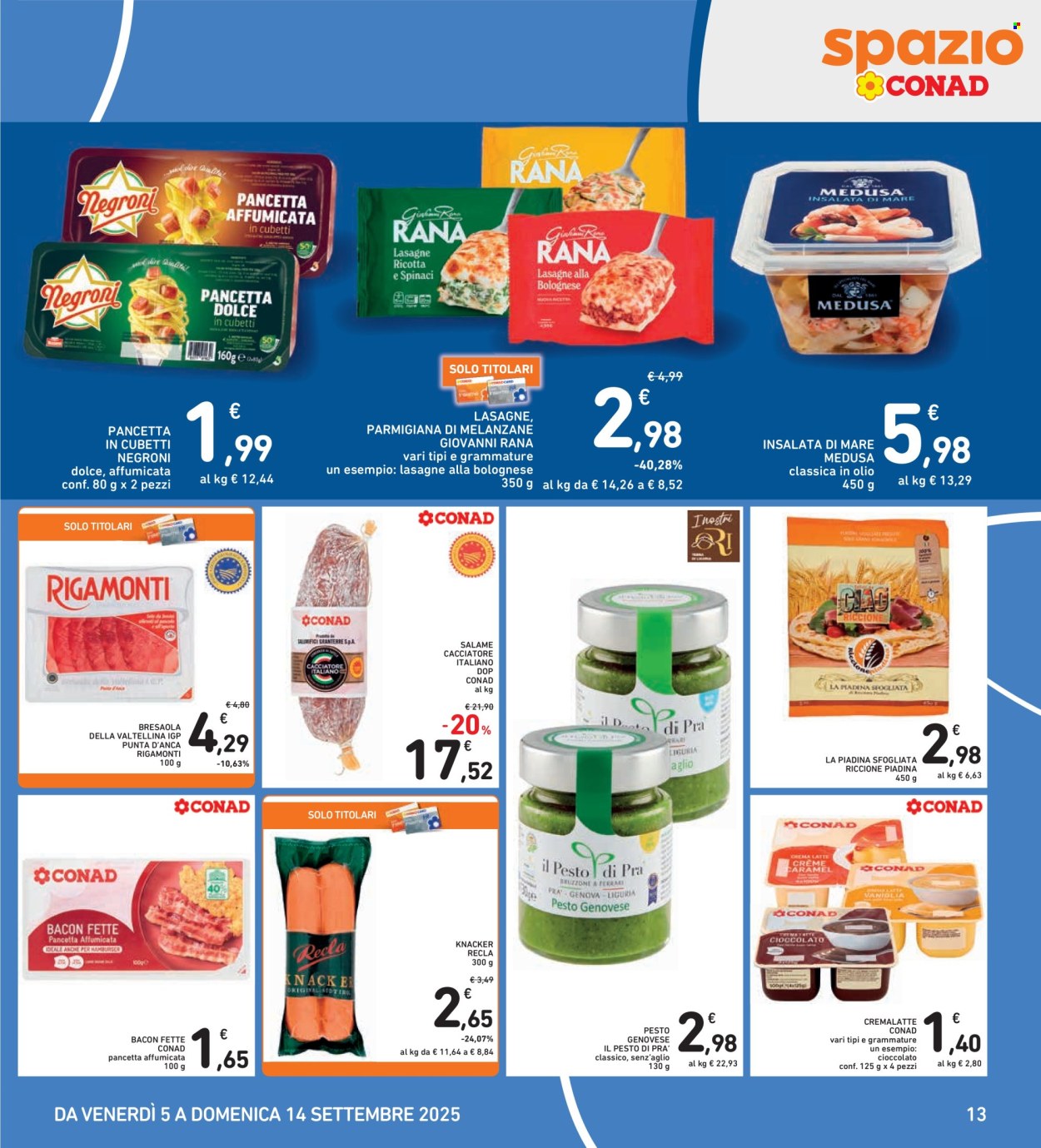 Volantino Spazio Conad - 5/9/2025 - 14/9/2025. Pagina 13