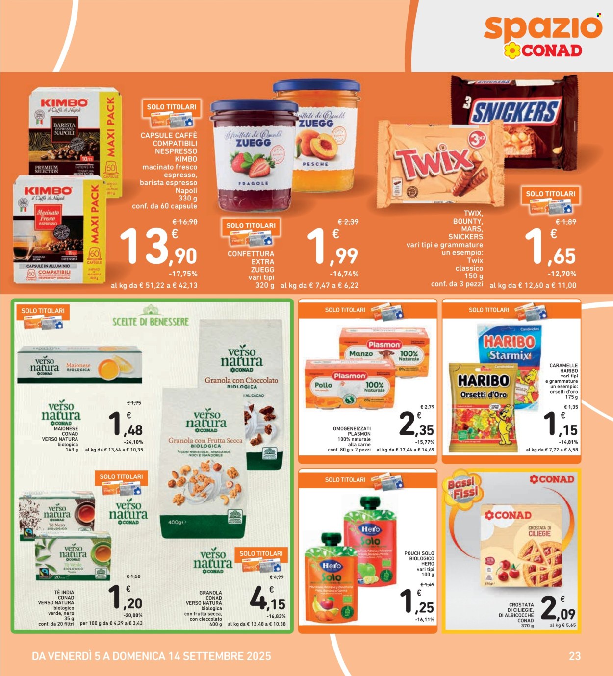 Volantino Spazio Conad - 5/9/2025 - 14/9/2025. Pagina 23