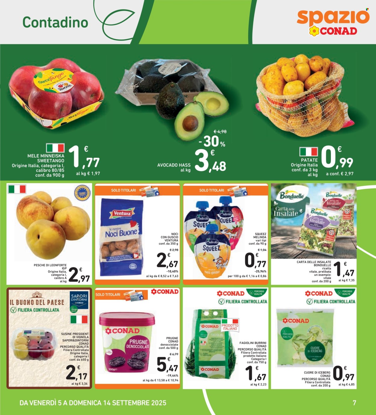 Volantino Spazio Conad - 5/9/2025 - 14/9/2025. Pagina 7