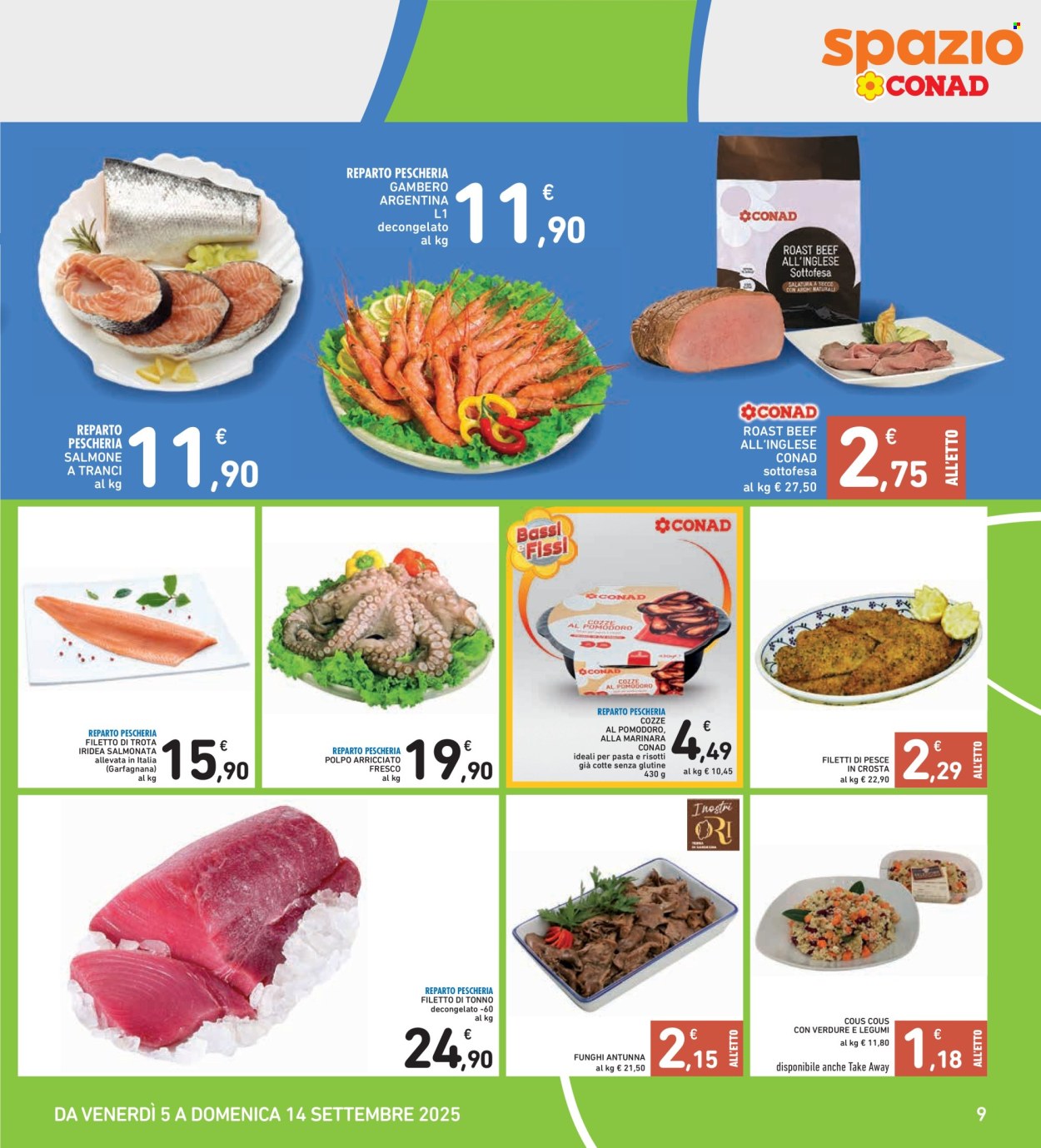 Volantino Spazio Conad - 5/9/2025 - 14/9/2025. Pagina 9