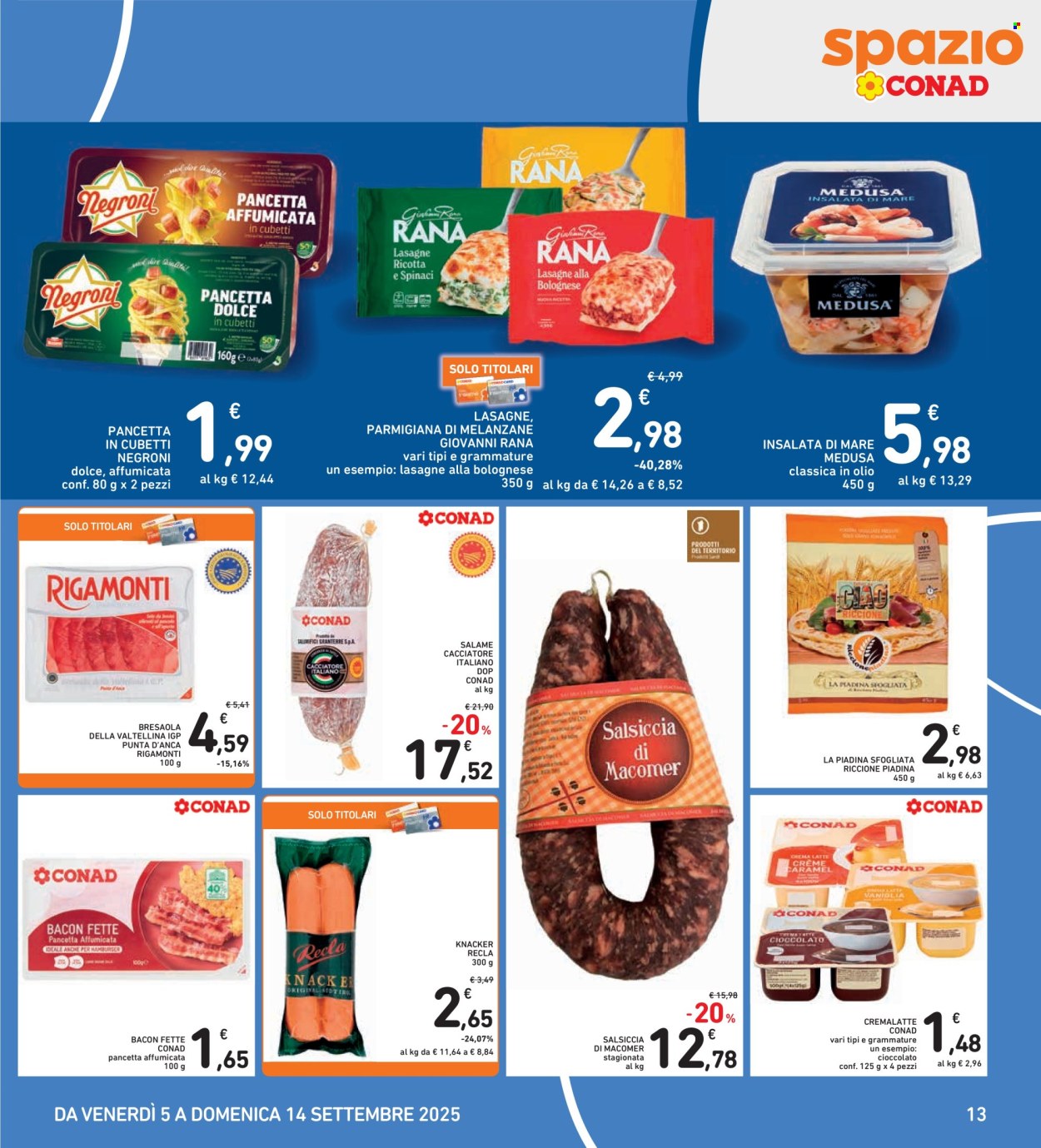 Volantino Spazio Conad - 5/9/2025 - 14/9/2025. Pagina 13