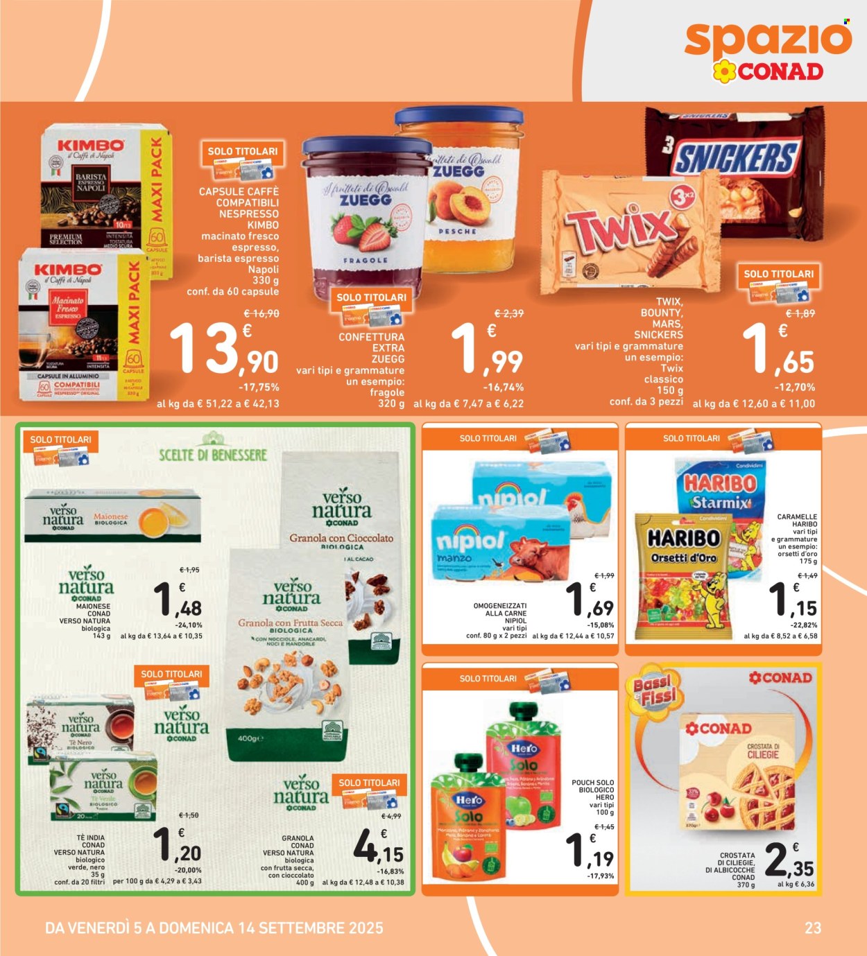 Volantino Spazio Conad - 5/9/2025 - 14/9/2025. Pagina 23