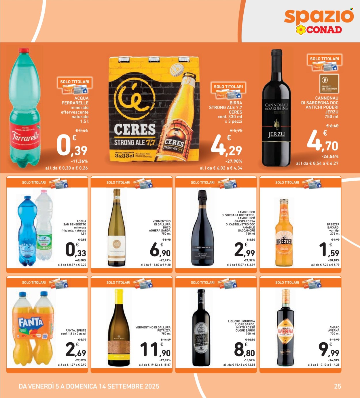 Volantino Spazio Conad - 5/9/2025 - 14/9/2025. Pagina 25