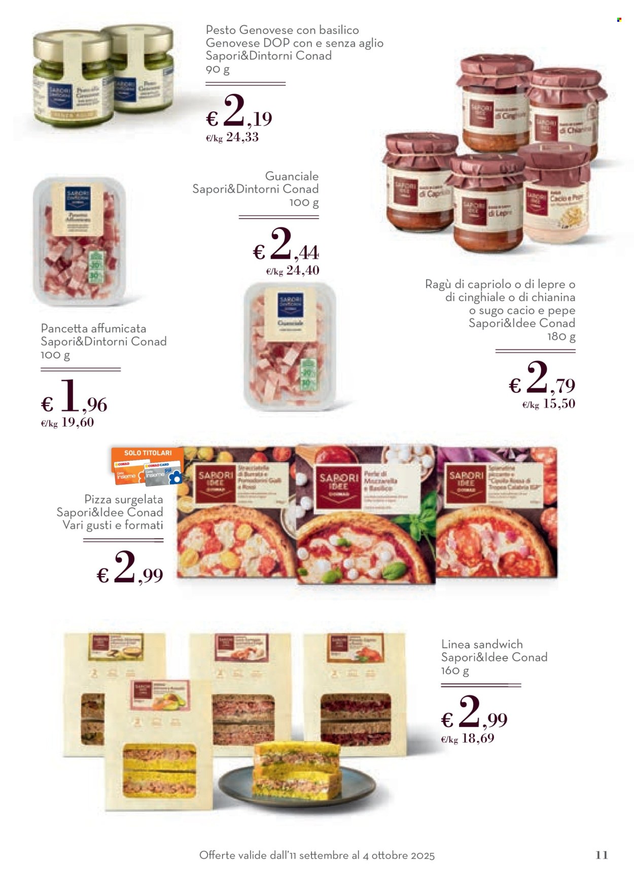 Volantino Conad - 11/9/2025 - 4/10/2025. Pagina 11
