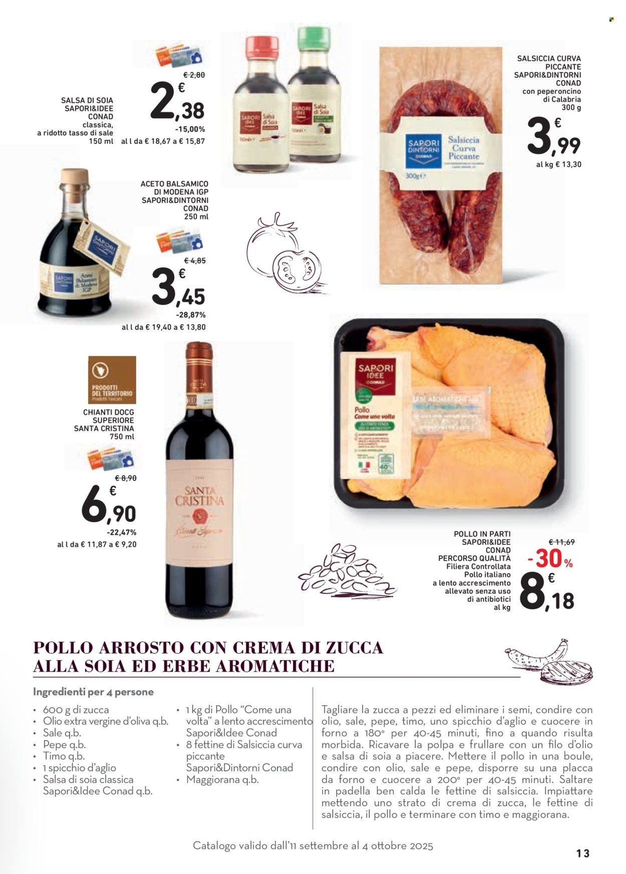 Volantino Conad - 11/9/2025 - 4/10/2025. Pagina 13