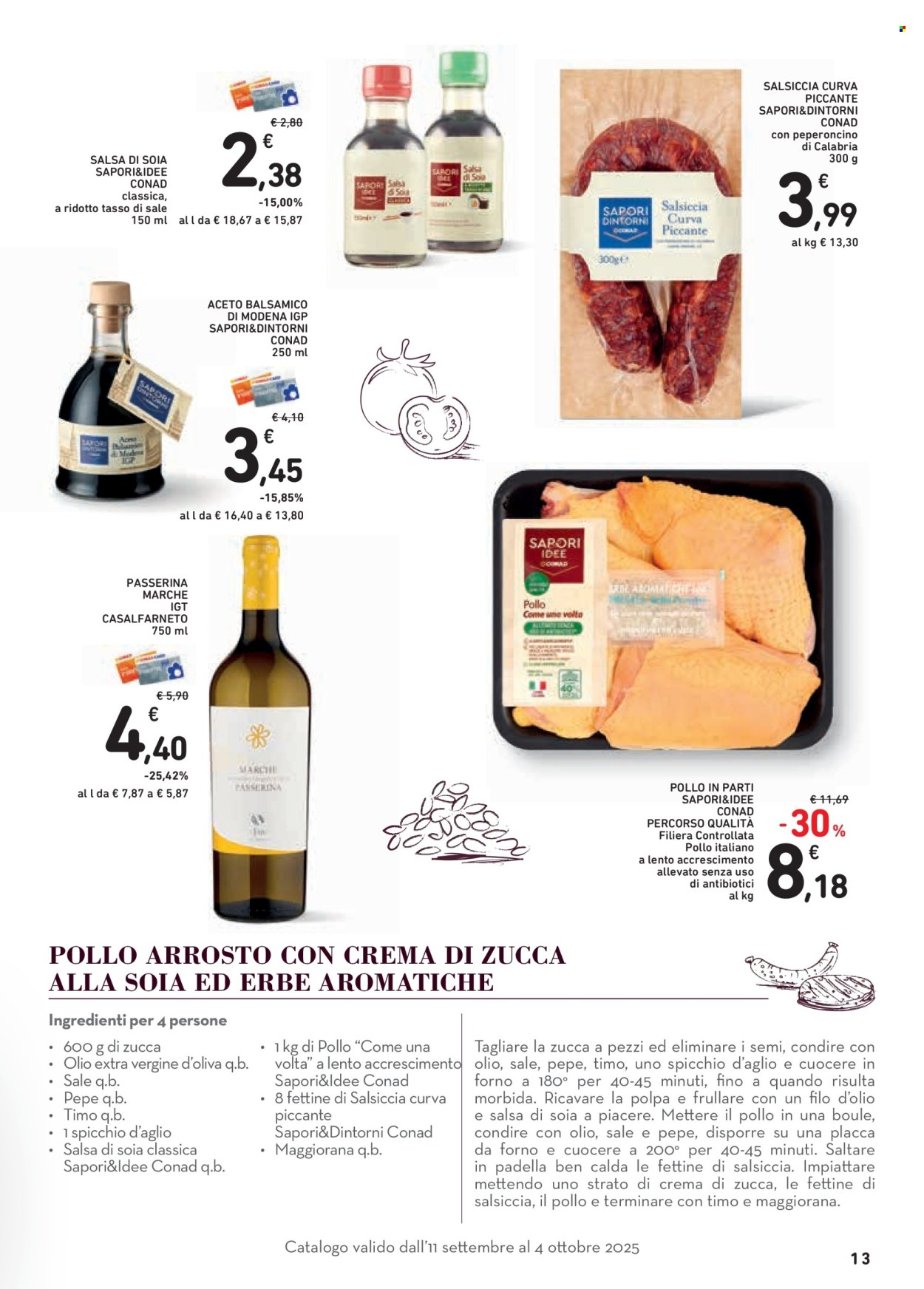 Volantino Conad - 11/9/2025 - 4/10/2025. Pagina 13