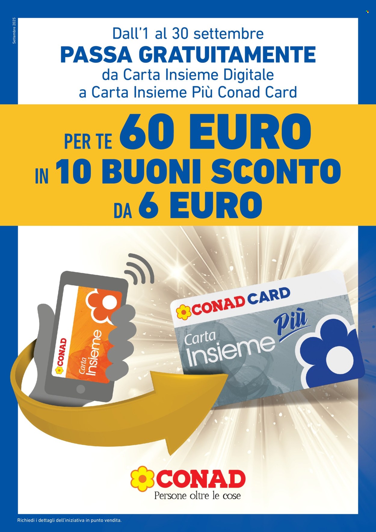 Volantino Conad - 1/9/2025 - 30/9/2025. Pagina 1