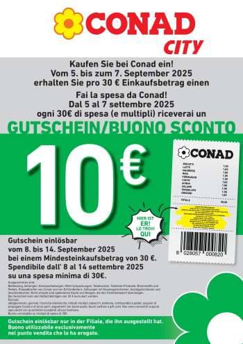Volantino Conad City - 5/9/2025 - 7/9/2025.
