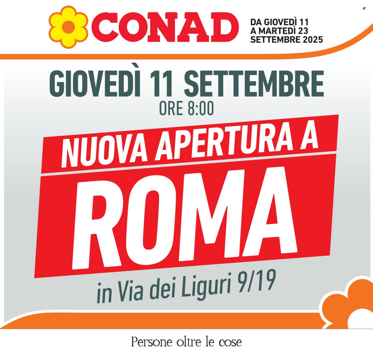 Volantino Conad City - 11/9/2025 - 23/9/2025. Pagina 1