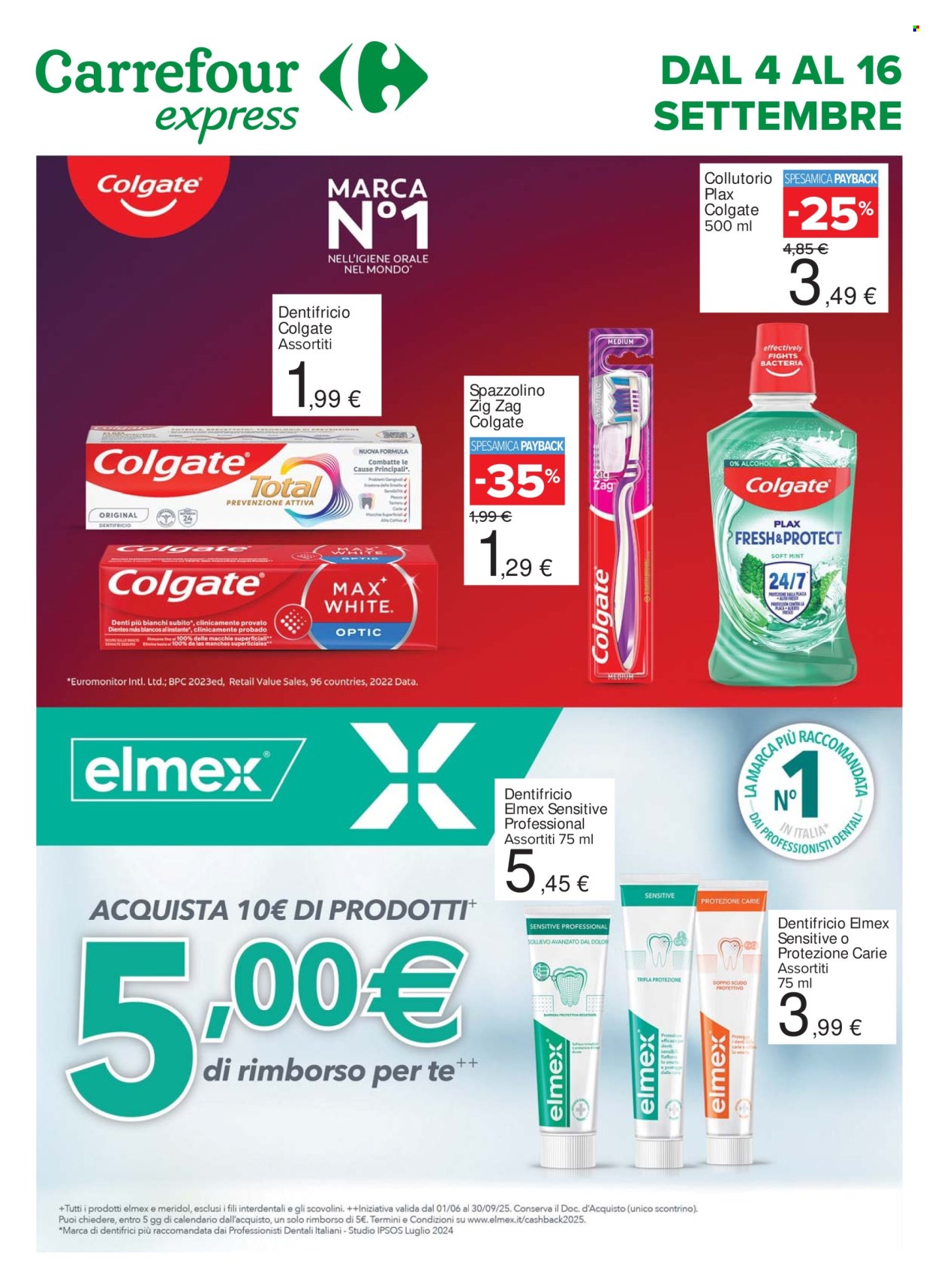 Volantino Carrefour - 4/9/2025 - 16/9/2025. Pagina 1