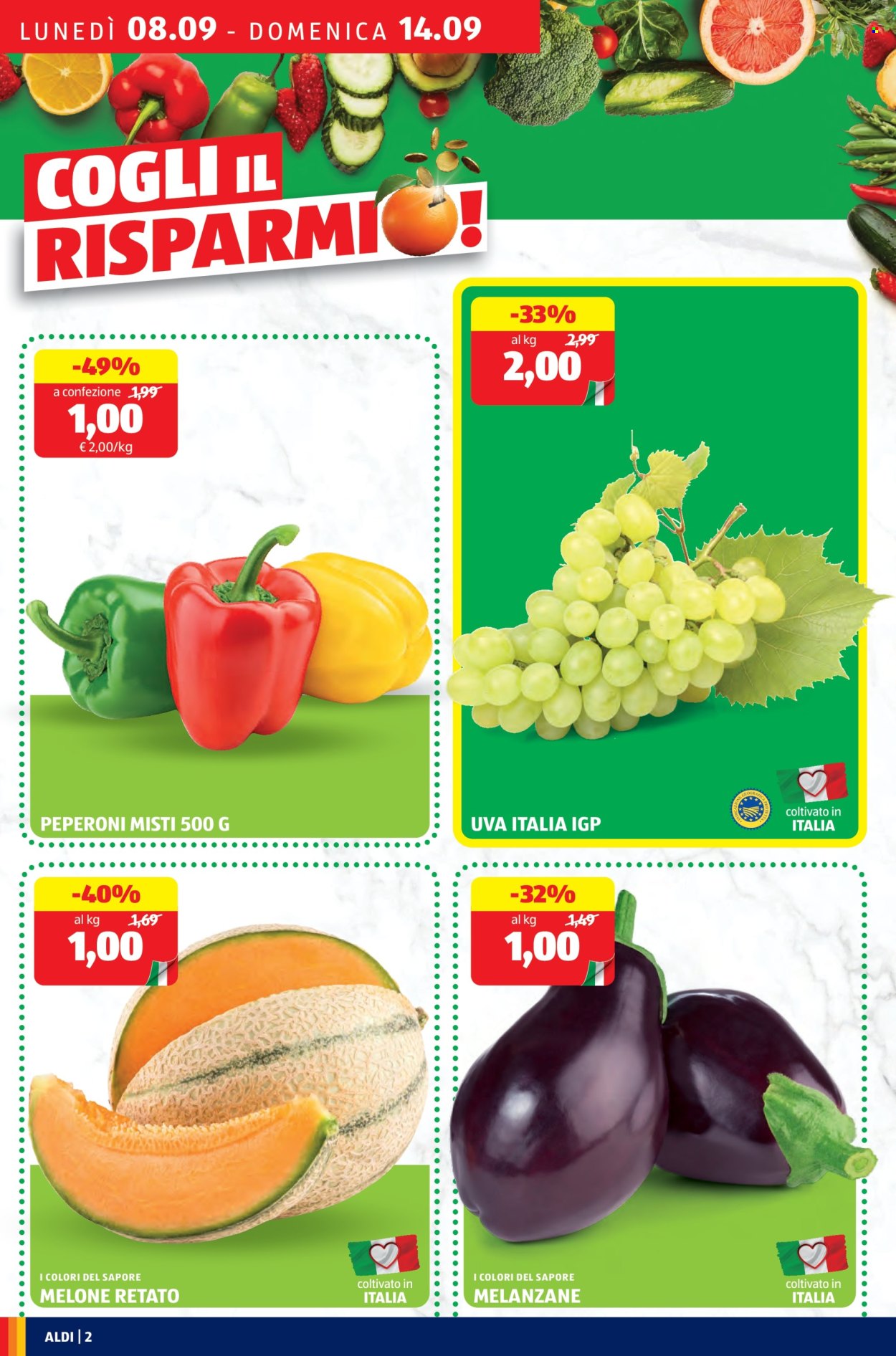 Volantino Aldi - 8/9/2025 - 14/9/2025. Pagina 2