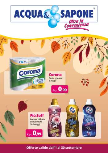Volantino Acqua & Sapone - 1/9/2025 - 30/9/2025.